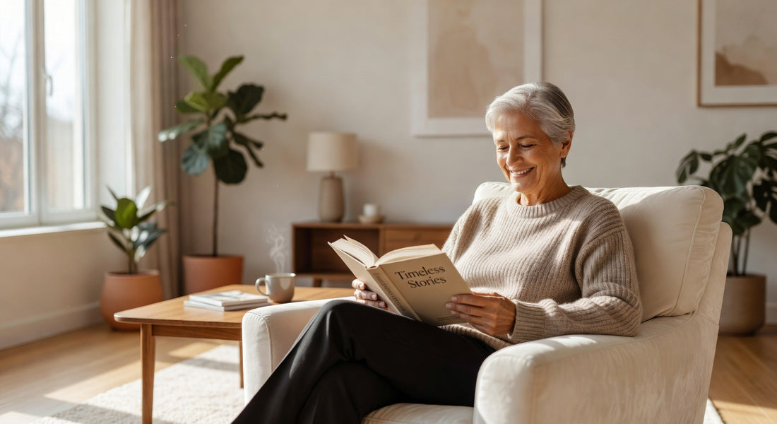 Senior confortable à domicile grâce à une protection à capacité d'absorption adaptée