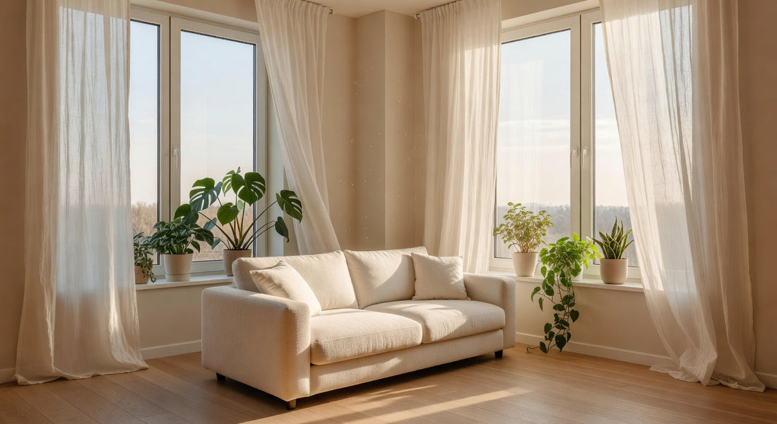 Appartement lumineux et aéré sans odeur d'urine grâce aux solutions de nettoyage efficaces