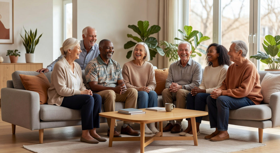 Comparatif marques incontinence - Seniors sereins choisissant leurs protections